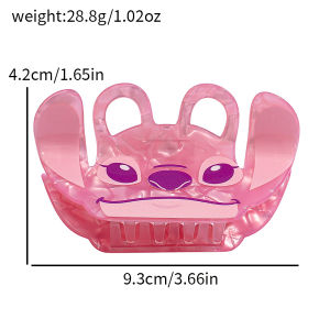 1pc/2pcsDisney Sticker Shark Fin Hair Claw Multi-Functional Cute Attractive Secure Hair Gripping Versatile Hair Clip