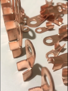 10pcs Copper Terminal Open Terminal Connecting Nose Cable Connector Crimping Ring Cable Terminal