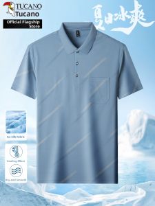 TUCANO | Slim Breathable Ice Silk Polo Shirt Short Sleeve