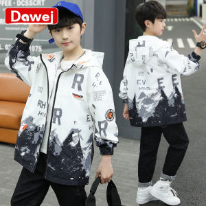 Boys Spring Autumn Jacket 2025 New Early Autumn Childrens Clothes Windbreaker Boys Cool Top for Medium And Large Children