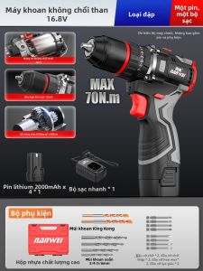 NANWEI | Máy Khoan Không Chổi Than Máy Vặn Vít Điện 13mm