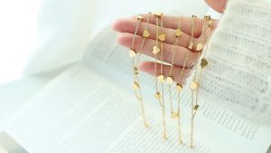 GELANG TITANIUM WANITA TERBARU MODEL DUA LAYER