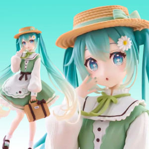 Bandai | Best selling Hatsune Miku Fashion Cartoon Handmade Pastoral PVC Movable Doll Model Toys Exquisite Ornamental Gifts