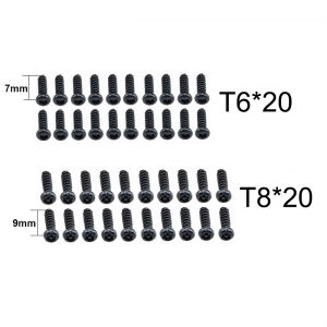 40Pcs T6 T8 Screws Gamepad Repair Part Screwdrivers Replacement Tools for XBOX Series S/X Xbox One S/Xbox 360 Controller