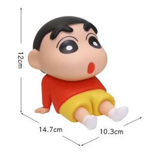 2025 New Anime Crayon Shin-chan Boochan Q Version Kawaii Figure Model Toys Doll Mobile Phone Holder Collect Ornaments Gifts