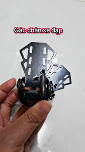 Gác chân xe đạp gấp gọn giá để chân sau xe đạp cao cấp chịu tải tốt