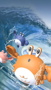 Angelohut X Mainan Kepiting Tarik Mandi Bayi Anak / Baby Bathtime Crab Pull