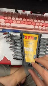 Kunci Ring Pas Set 8pcs SPM Made in India Kombinasi 8-19mm