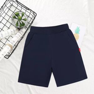 Pure Cotton School Uniform Shorts Childrens Summer Thin Outdoor Wear Sport Casual Five-Quarter Pants for Boys And Girls