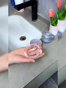 💆 Silicone Scalp Massager Shampoo Brush Hair Washing & Scalp Cleaning Comb 🧴