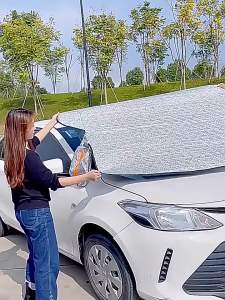 Anti-Freeze Sunshade Snow & Frost Protection Windshield Cover