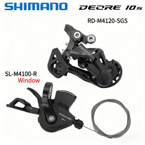 SHIMANO | HIMANO DEORE M4120 2x10v/11v Groupset M4100 Shifter and M4120 /M5120 Rear Derailleur - SHADOW RD - 2x10/11-speed Original Parts