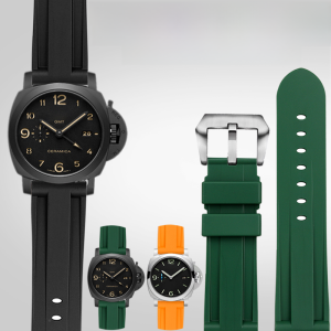 Suitable for Panerai441 111 Series Rubber Watch Strap Waterproof 24 26mm Panerai441 Silicone Watch Strap