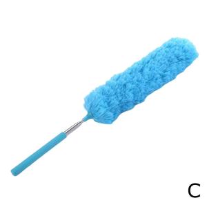 Electrostatic Precipitator Scalable And Bendable Stainless Steel Silicone Handle Household Feather Duster Fiber Dust Remover
