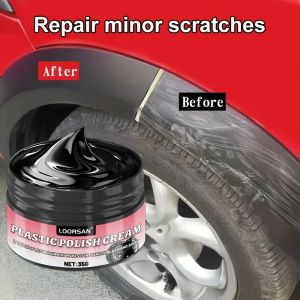 Car Scratch Repair Polish Cream - Minor Scratches Remover Plastic Polishing Instant Black and Shiny Effect Easy to Apply 35G