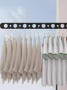 Space Aluminum Folding Clothes Drying Rack Wall Mounted No Drilling Balcony Indoor Bathroom Invisible Clothes Hanger