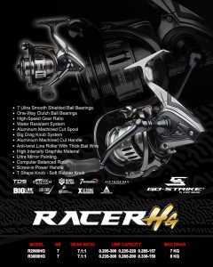 REEL VERSUS GO STRIKE RACER HG 2000-3000 POWER HANDLE