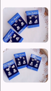 MUA 2 TẶNG 1 Combo 2  bông tai nhỏ xinh lấp lánh đeo sát tai xinh đẹp có nhiều mẫu dễ thương
