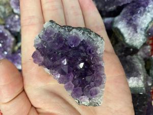 50g-200g Natural Raw Amethyst Quartz Purple Crystal Cluster Healing Stones Specimen Home Decoration Crafts Decoration Ornament