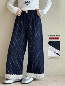 SQTN.KIDS | Autumn 2026 New Polka Dot Flared Pants for Older Girls