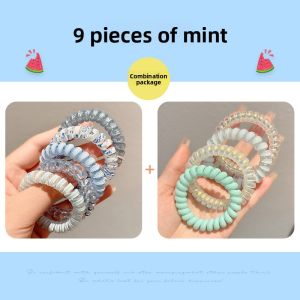 NING ZHOU | Elastic Colorful Hair-Protecting Girls Hair Ties