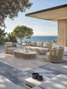 ZIYE | Waterproof UV Resistant Outdoor Woven Rattan Sofa Set