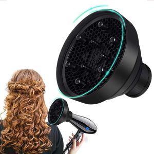 Tudung  Pengering Rambut Dilipat Hair Dryer Diffuser Untuk Penataan Rambut Cover Corong Silikon