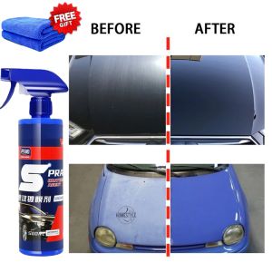 500ml Car Nano Coating Spray Automotive Ceramic Coating Agent Car Crystal Coating Automotive Anti Fog Rainproof Coating 90 days Long-lasting protection