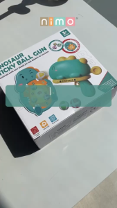 Đồ Chơi Khủng Long Bắn Bóng Kèm Bia ME-176 Súng Bắn Khủng Long Tăng Cường Phản Xạ Cho Bé - Bibomart