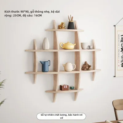 AYIJIE | Kệ Treo Tường Hiển Thị Ly và Đồ Vật
