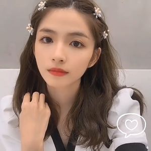 My Natural 1 Pcs Korean Lovely Little Flower Pearl Hair Clip珍珠花朵小发夹