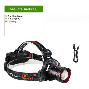 60000000LM LED Sensor Headlight Super Bright 3500M Headlamp Most Powerful Head Flashlight Waterproof Outdoor Fishing Lantern