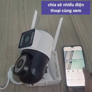 (TẶNG hộp kỹ thuật) Camera Yoosee màu full HD xoay 360 độ đàm thoại 2 chiều xoay theo người báo động chống trộm