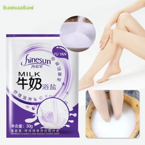 เกลืออาบน้ำเท้าแช่เท้าคริสตัลโคลนผงสปาขัดผิวขัดผิวชุ่มชื้นดูแลกลิ่นกุหลาบดอกมะลิ