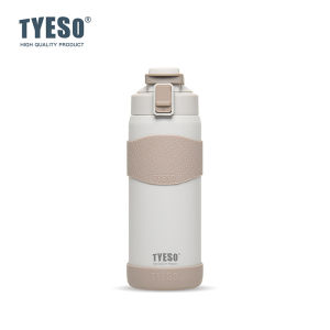 TYESO | TYESO 750/900ML Double Wall Insulated Water Bottle Hot Leakproof 304 Stainless Steel Flask for Fitness Outdoor Daily Use Drink