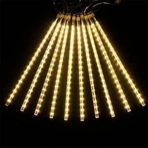 30/50CM LED Meteor Shower Rain Lights Waterproof Falling Raindrop Fairy String Light for Christmas Holiday Party Patio Decor