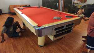 Billiard Table 9feet 9ft biliard bilyard pool table aksesoris bermain komplit