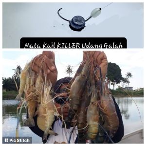 Mata Kail Custom KILLER Udang Galah Saiz 2.0