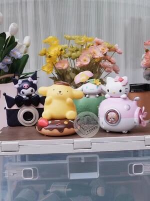 2023 KFC เคของเล่นวันเด็ก Sanrio พุดดิ้งแมวคิตตี้กล่องดนตรีสุนัขหูใหญ่ Kuromi