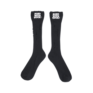 ถุงเท้าสั้นทรงสามเหลี่ยมลายตัวอักษรถักสไตล์วินเทจสำหรับผู้หญิงในฤดูร้อน ทรงปกติ สวมใส่สบาย ถุงเท้าผ้าฝ้ายแท้สีขาวดำ