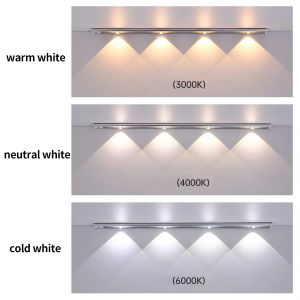 20CM/30CM/40CM/50CM Cabinet Light USB Rechargeable Motion Sensor Wireless Ultra Thin Night Lamp For Kitchen Wardrobe Lighting