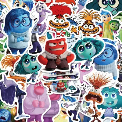 Disney | 10/30/50PCS Disney Movie Inside Out Stickers Cartoon Graffiti Decoration Skateboard Laptop Notebook Luggage Waterproof Decal Toy
