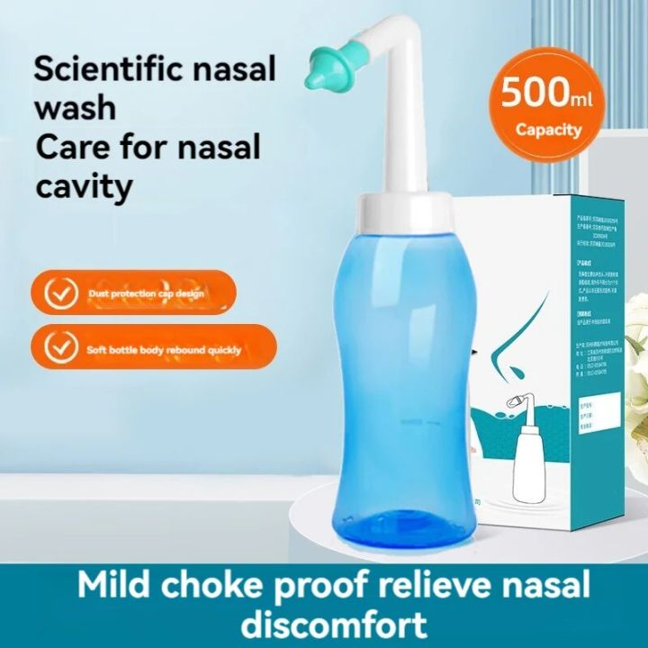 Nasal Washer Nasal Flusher Nasal Rinse Nose Hand-Pressure Physiological ...