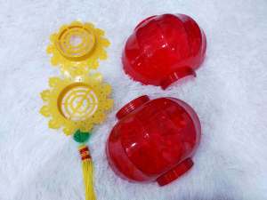 9” Crystal Lantern 水晶灯笼 Chinese New Year Red Lantern 新年装饰