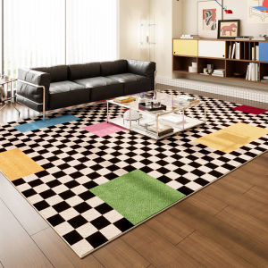 NAIERDENG | Waterproof Easy Care Grid Pattern Living Room Carpet