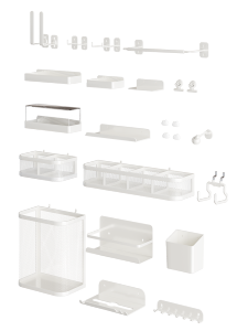 WEINIMEI | Decorative Storage Hooks Magnetic Mount For Round Hole Board