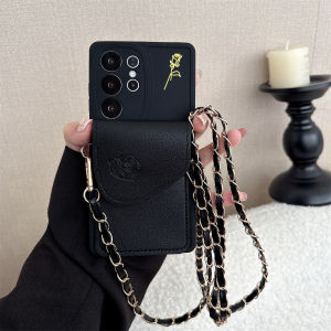 Crossbody Wallet Card Holder Slot Phone Case for Samsung S26 Plus S25 Edge S24FE S23 S22 S21 Ultra A07 A17 A56 A36 A16 A26 Cover
