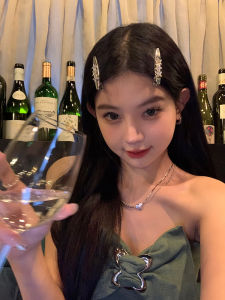 [Peach Tea] Cool Jenny Star Hairpin Female Fancy Bangs Side Hair Clip Hair Clip Headdress