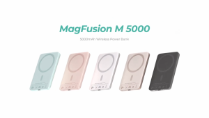 [CCC Certified] Aukey PB-MS07A Qi2 5000mAh Ultra Slim Magnetic Wireless Power Bank(24 Months Warranty)