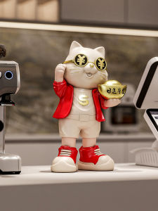 Thu Hút Tượng Mèo Thần Tài Văn Phòng Thu Ngân Mở Storefront Lối Vào Phòng Khách Lối Vào Trang Trí Quà Tặng Năm Mới